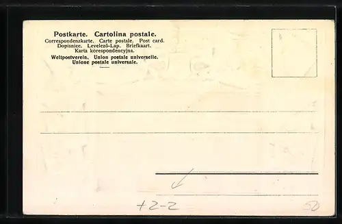 Passepartout-AK Ansbach, Kgl. Schloss, Briefmarken Bayerns, Wappen