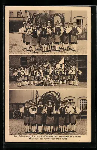 AK Kulmbach, Gewerbeschau 1926, Reifentanz-Gruppen der Kulmbacher Büttner
