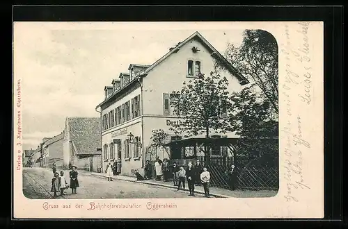 AK Oggersheim OT Ludwigshafen, Bahnhofsrestaurant
