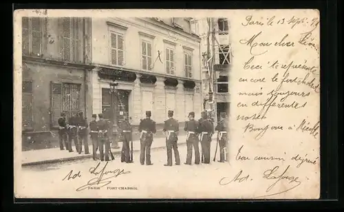 AK Paris, Fort Chabrol, Belagerung, Antisemit Jules Guerin