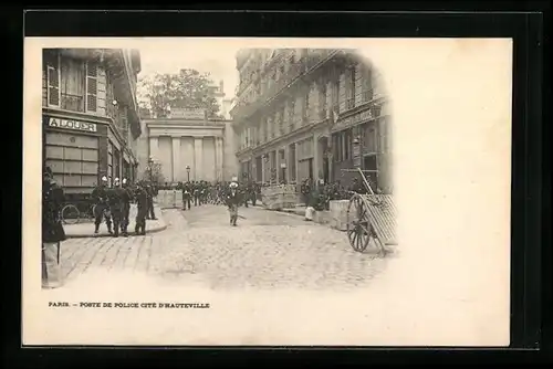 AK Paris, Fort Chabrol, Belagerung, Antisemit Jules Guerin, Poste de Police Cité d`Hauteville