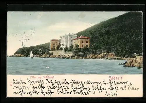 AK Abbazia, Villen am Südstrand