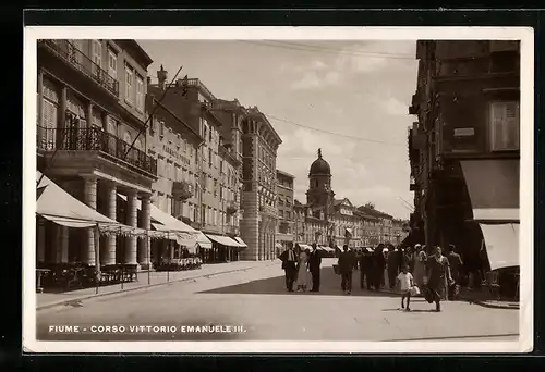 AK Fiume, Corso Vittorio Emanuele III