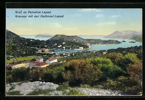 AK Gravosa, Gesamtansicht mit Halbinsel Lapad
