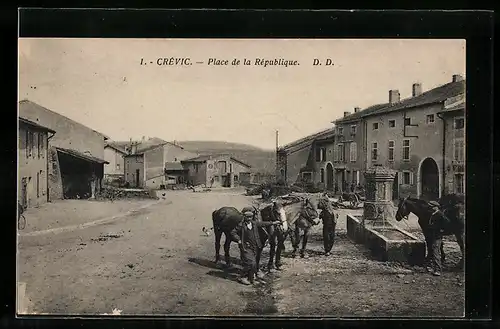 AK Crévic, Place de la République