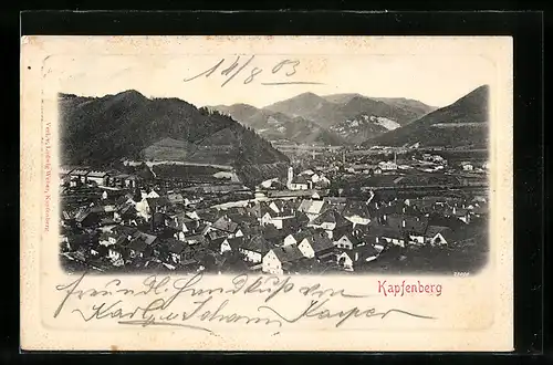 AK Kapfenberg /Steiermark, Ortsansicht bei Tag