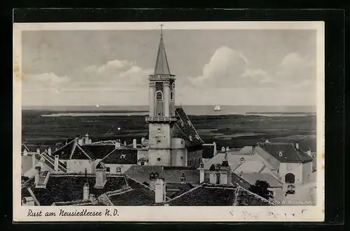 AK Rust am Neusiedlersee, Blick auf die Kirche