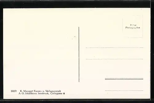 AK Bad Ischgl, Strassenpartie mit Kirche