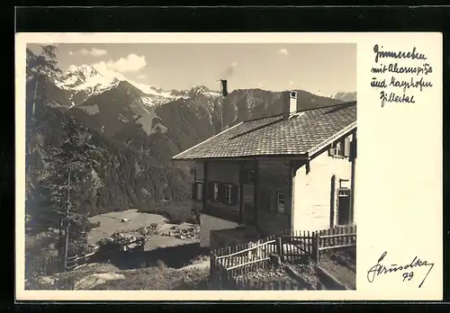 AK Mayrhofen-Zillertal, Am Alpengasthaus Zimmereben