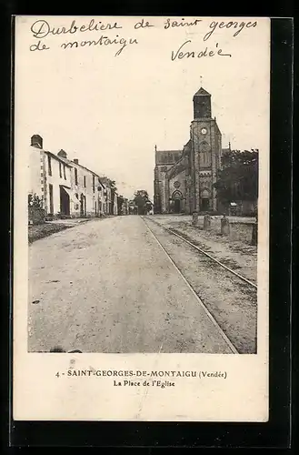 AK Saint-Georges-de-Montaigu, La Place de l`Eglise