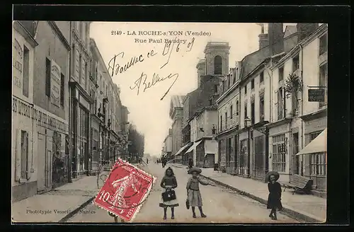 AK La Roche-sur-Yon, Rue Paul Baudry