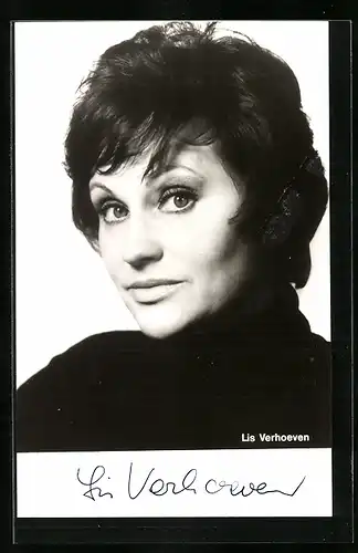 AK Schauspielerin Lis Verhoeven, Autograph