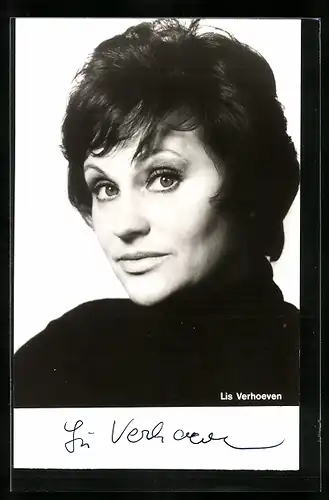 AK Schauspielerin Lis Verhoeven, Autograph