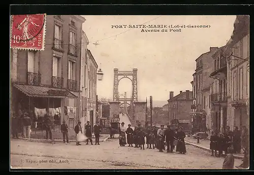 AK Port-Sainte-Marie, Avenue du Pont