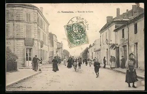 AK Tonneins, Rue de la Gare