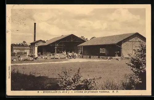 AK Houeillès, L`Usine de produits résineux