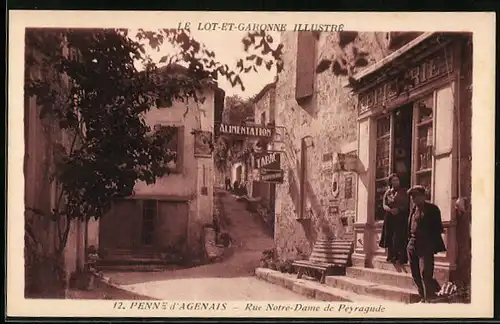 AK Penne-d`Agenais, Rue Notre-Dame de Peyragude