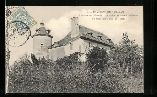 AK Labarthe, Chateau de Labarthe, Ancienne residence du Marechal Blaise de Montluc