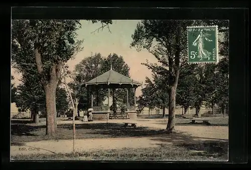 AK Tonneins, Jardin public, Le Kiosque