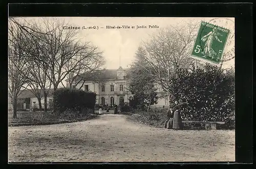 AK Clairac, Hotel de Ville et Jardin Public