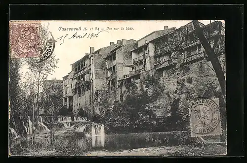 AK Casseneuil, Vue sur la Lède
