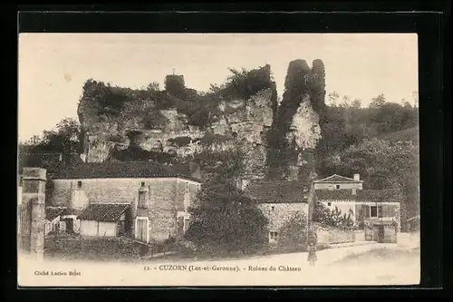 AK Cuzorn, Ruines du Chateau