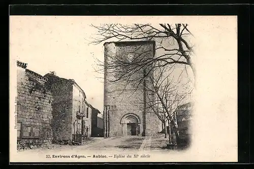 AK Aubiac, Eglise du Xi siecle
