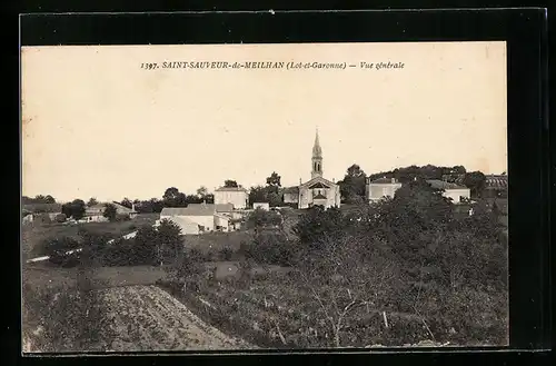 AK Saint-Sauveur-de-Meilhan, Vue générale