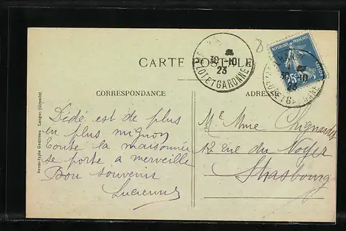 AK Saint-Sauveur-de-Meilhan, Vue générale