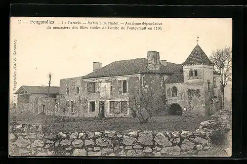 AK Feugarolles, Le Paravis, Métairie de l`habit, Ancienne dépendance du monastère