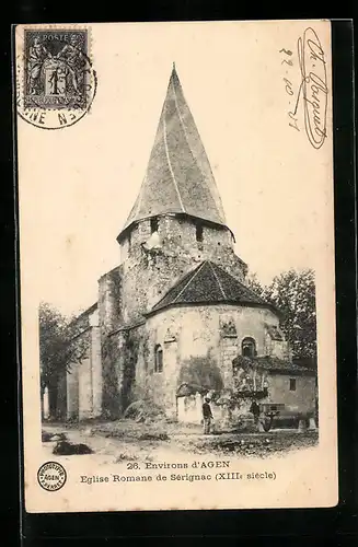 AK Agen, Eglise Romane de Sérignac