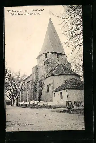 AK Sérignac, Eglise Romane