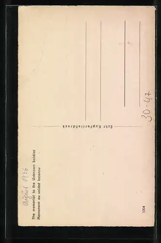 AK Berlin, Bürger am Ehrenmal, -Schleifenband