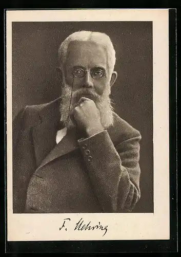 AK Portrait Franz Mehring, Mitbegründer der KPD, Arbeiterbewegung