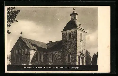 AK Kokemäki, Kumo, Kirkko, Kyrkan, La pregejo