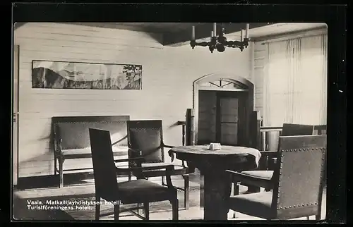 AK Vaala, Matkailijayhdistyksen hotelli, Hotel der Touristenorganisation, Sitzecke