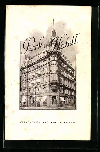 AK Stockholm, Park Hotell, Vasagatan 8