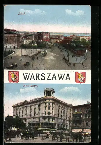 AK Warszawa, Hotel Bristol, Zjazd