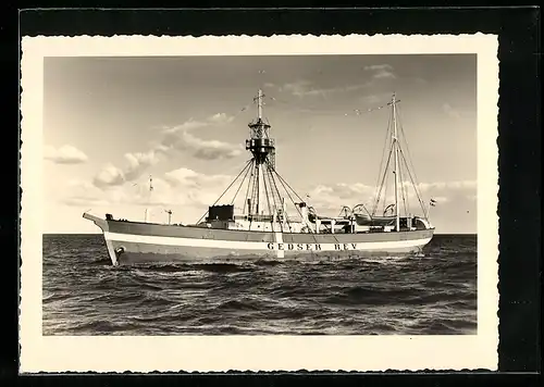 AK Dänisches Feuerschiff Gedser Rev