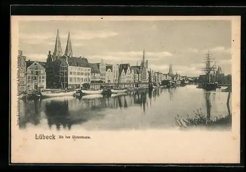 AK Lübeck, Hafenpartie an der Untertrave