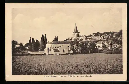 AK Crayssac, L`Eglise et ses abords