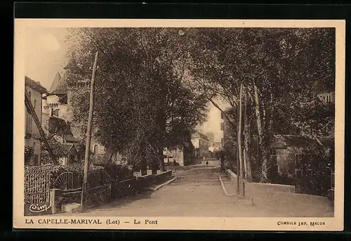 AK La-Capelle-Marival, le pont