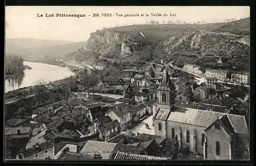 AK Vers, Vue générale et la Vallée du Lot