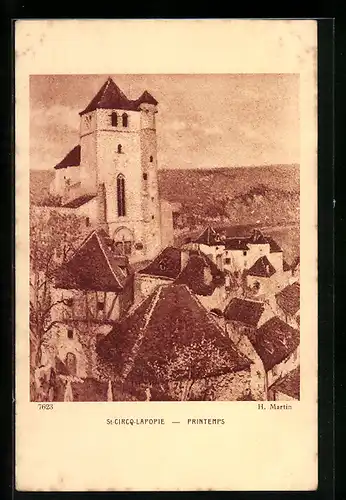 AK St-Circq-Lapopie, Printemps, Panorama