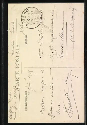 AK Figeac, Un coin de la Place Carnot