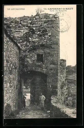 AK Capdenac-le-Haut, Porte des Remparts