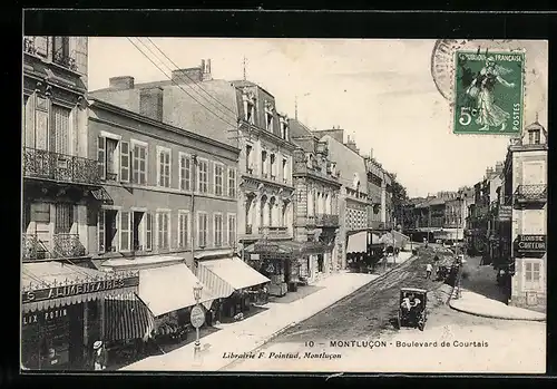 AK Montlucon, Boulevard de Courtais en hiver