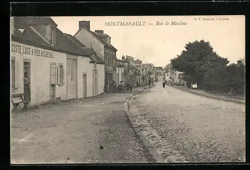 AK Montmarault, Rue de Moulins