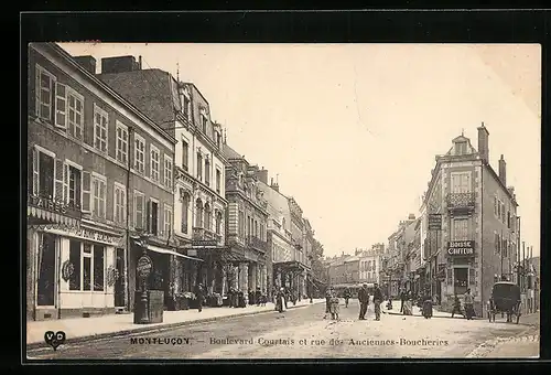 AK Montlucon, Boulevard de Courtais et rue des Anciennes-Boucheries