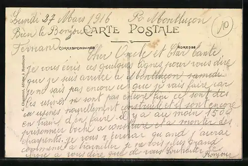 AK Montlucon, Boulevard de Courtais